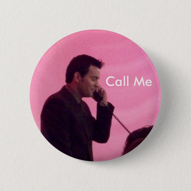 Badge Rond 5 Cm Téléphone (Devant)