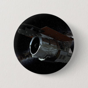 Badge Rond 5 Cm Télescope d'étude infrarouge à large champ