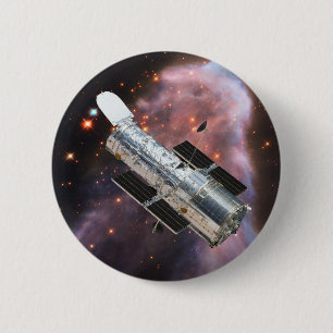 Badge Rond 5 Cm Télescope spatial Hubble