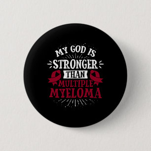 Badge Rond 5 Cm Telle du cancer du sang - Sensibilisation au myélo