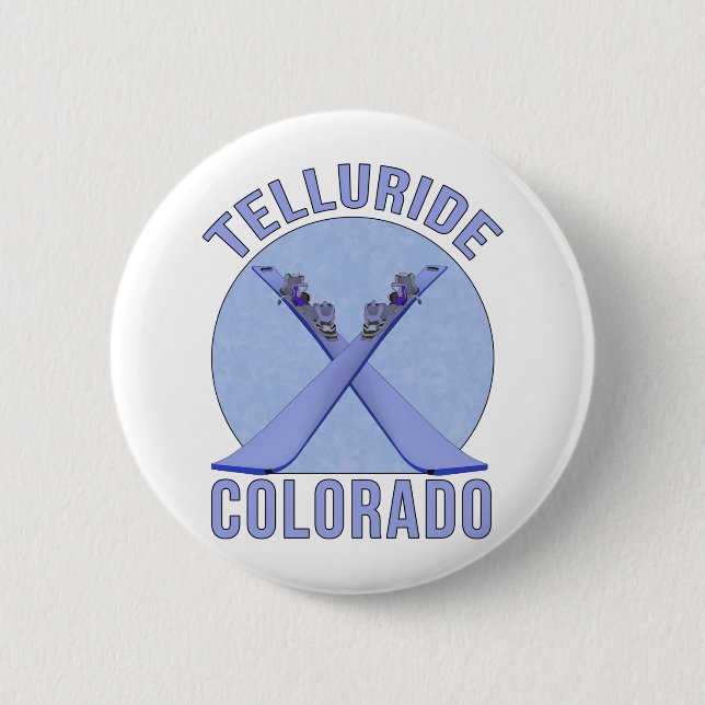 Badge Rond 5 Cm Telluride, Colorado (Devant)