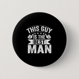 Badge Rond 5 Cm Témoin de mariage Garçons d'honneur drôle de marié