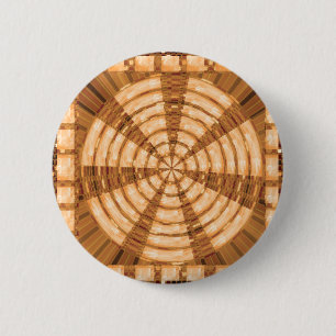 Badge Rond 5 Cm Templetes d'or ajoutent le JPG de citation de