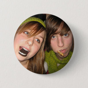 Badge Rond 5 Cm Temps de casse-croûte