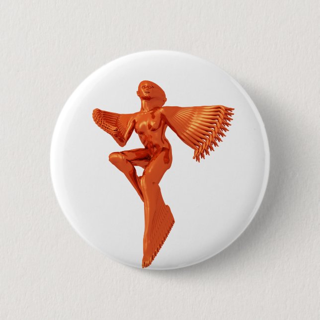 Badge Rond 5 Cm temps gelé (Devant)