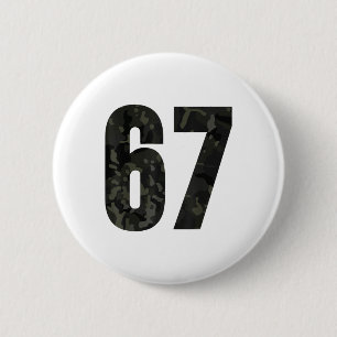 Badge Rond 5 Cm Tendance Gen Alpha Six Seven 6 7 Mème Cam Multi Ca
