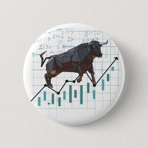 Badge Rond 5 Cm Tendance haussière du marché stock