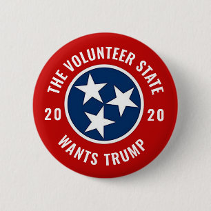 Badge Rond 5 Cm Tennessee pour Trump