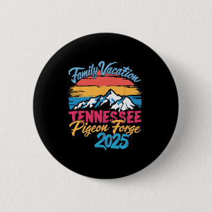 Badge Rond 5 Cm Tennessee Smoky Mountains Famille Vacation 2025 Co