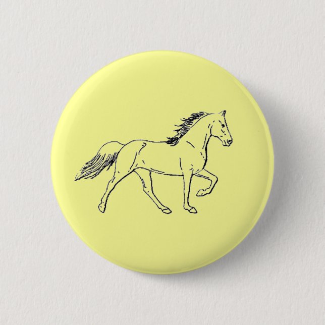 Badge Rond 5 Cm Tennessee Walking Horse (Devant)