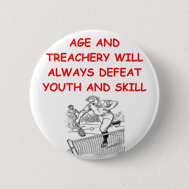 Badge Rond 5 Cm tennis (Devant)