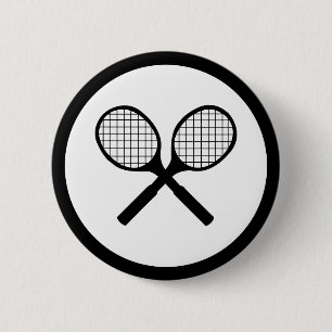 Badge Rond 5 Cm Tennis