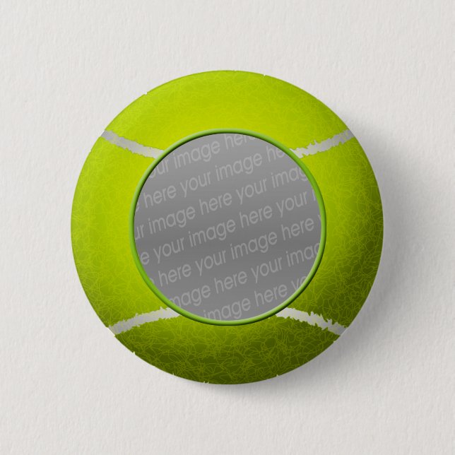 Badge Rond 5 Cm Tennis ball photo (Devant)