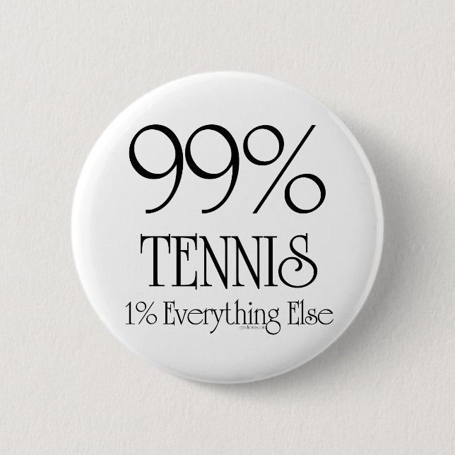 Badge Rond 5 Cm Tennis de 99% (Devant)
