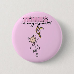 Badge Rond 5 Cm Tennis mes T-shirts et cadeaux de sport