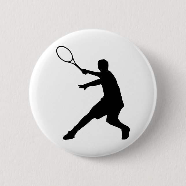 Badge Rond 5 Cm Tennis personnalisé (Devant)