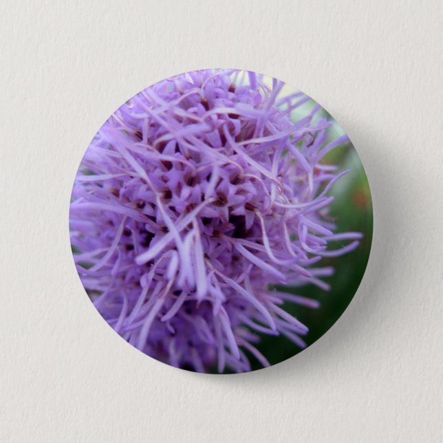 Badge Rond 5 Cm Tentacle Spider Violet Flower (Devant)