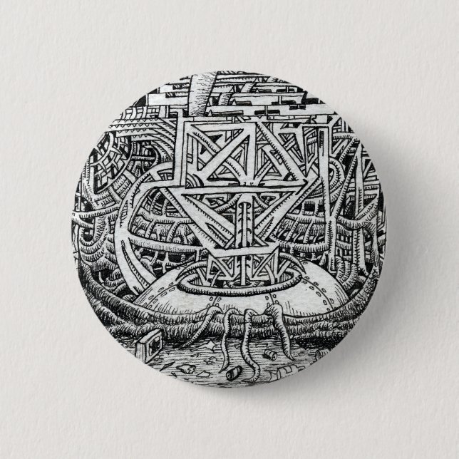 Badge Rond 5 Cm Tentacle Tank de Brian Benson (Devant)