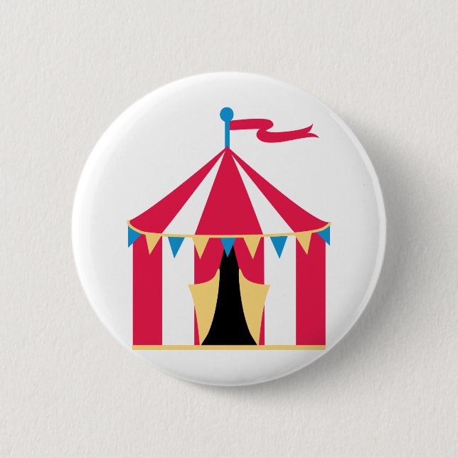Badge Rond 5 Cm Tente de cirque (Devant)