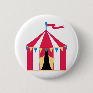Badge Rond 5 Cm Tente de cirque