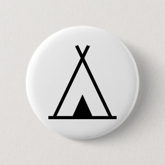 Badge Rond 5 Cm Tente de Teepee