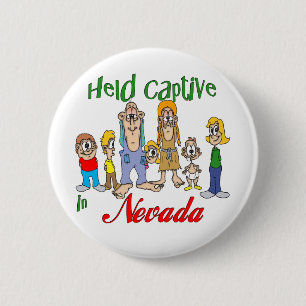 Badge Rond 5 Cm Tenu captif au Nevada