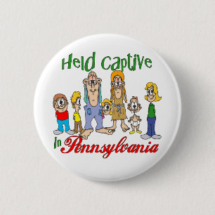 Badge Rond 5 Cm Tenu captif en Pennsylvanie