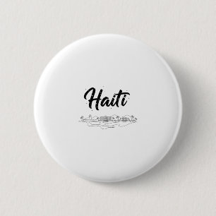 Badge Rond 5 Cm Tenues de voyage de vacances à Haïti