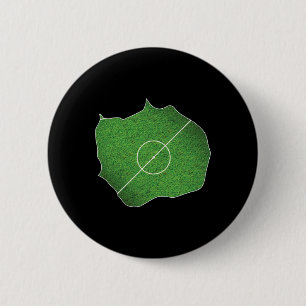 Badge Rond 5 Cm Terrain de football de l'île Bouvet