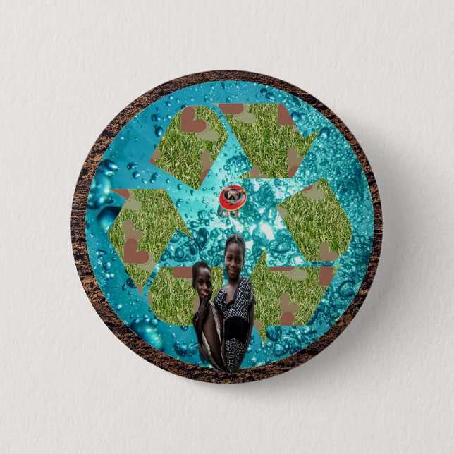 Badge Rond 5 Cm Terre (Devant)