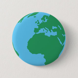 Badge Rond 5 Cm Terre