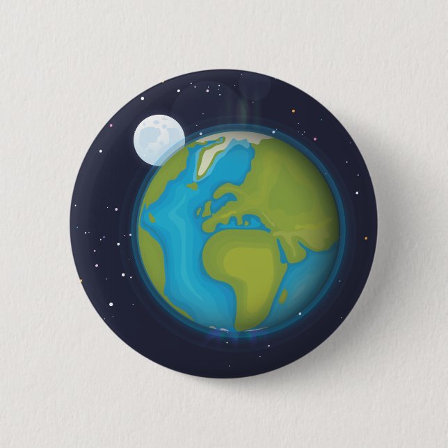 Badge Rond 5 Cm Terre (Devant)