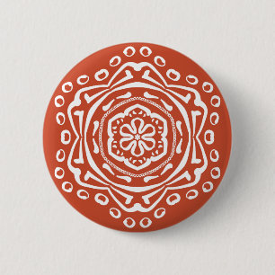 Badge Rond 5 Cm Terre cuite