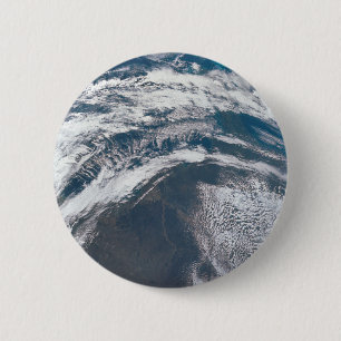 Badge Rond 5 Cm Terre De L'Appareil Spacecraft Apollo 12.