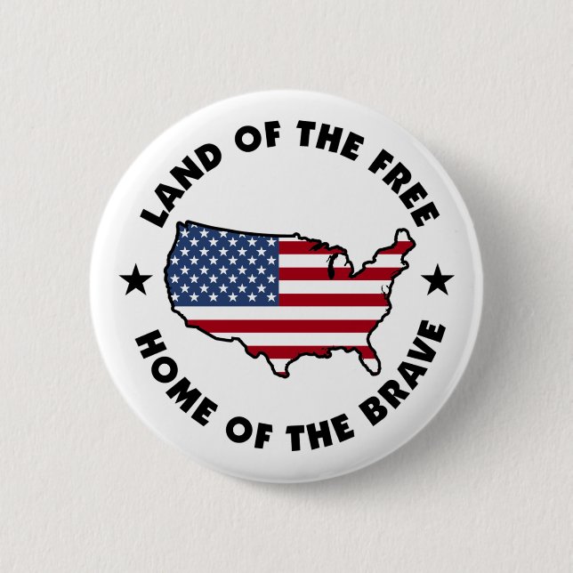 Badge Rond 5 Cm Terre du bouton libre (Devant)