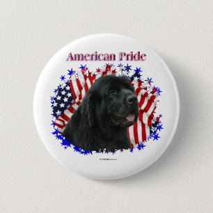 Badge Rond 5 Cm Terre-Neuve Pride - Bouton