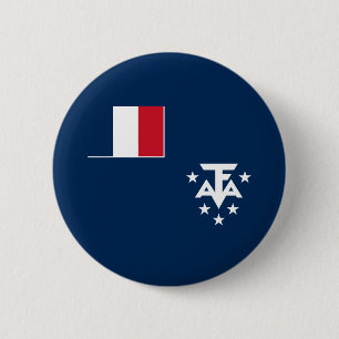 Badge Rond 5 Cm Terres australes françaises de l'Antarctique
