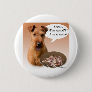 Badge Rond 5 Cm Terrier irlandais Turquie