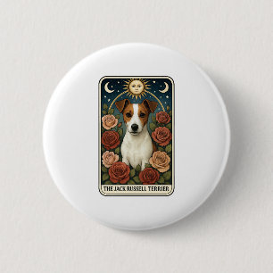 Badge Rond 5 Cm Terrier Jack Russell