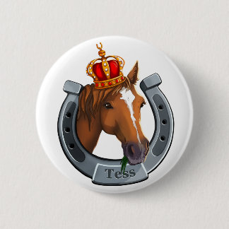 Badge Rond 5 Cm Tess the Queen mare