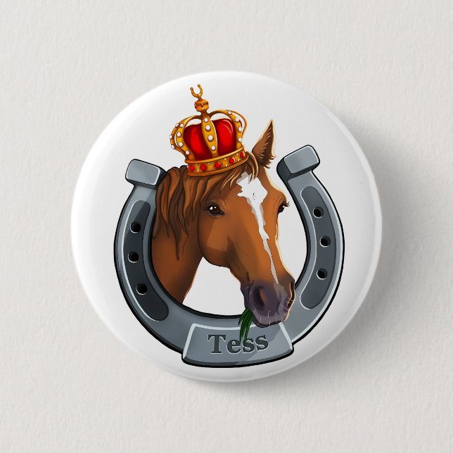 Badge Rond 5 Cm Tess the Queen mare (Devant)