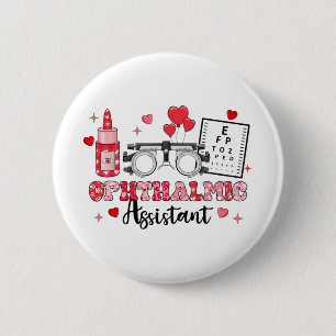 Badge Rond 5 Cm Test Oeil Istant Gles Coeurs Saint Valentin 1