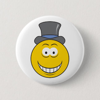 Badge Rond 5 Cm Tête de chapeau supérieure