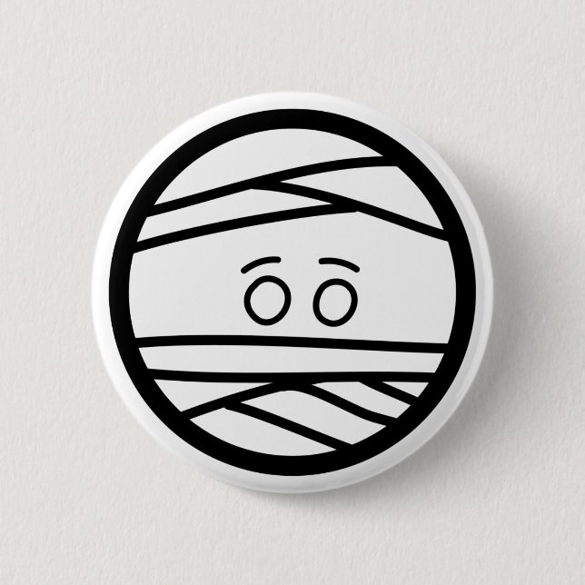 Badge Rond 5 Cm tête de maman (Devant)