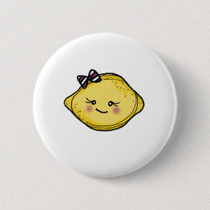 Badge Rond 5 Cm tête du citron vol25 cheeked par rosey