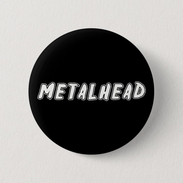 Badge Rond 5 Cm Tête métallique (Devant)