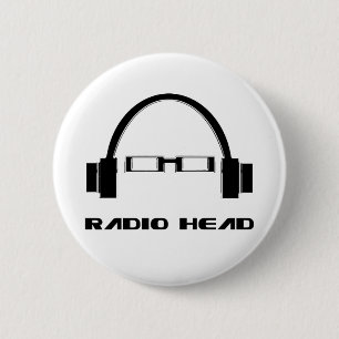 Badge Rond 5 Cm Tête par radio
