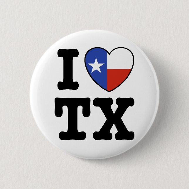Badge Rond 5 Cm Texas (Devant)
