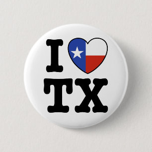 Badge Rond 5 Cm Texas