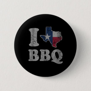 Badge Rond 5 Cm Texas Bbq Drapeau Texan Rbecue Hommes Femmes Papa